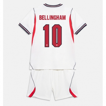 Billige Fotballdrakt England Jude Bellingham #10 Replika Hjemmedraktsett Barn VM 2026 Kortermet (med bukser)